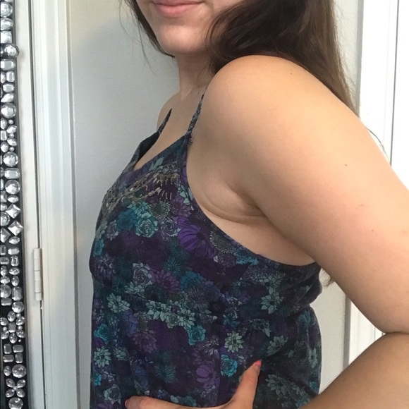 Floral halter tank - Picture 3 of 6